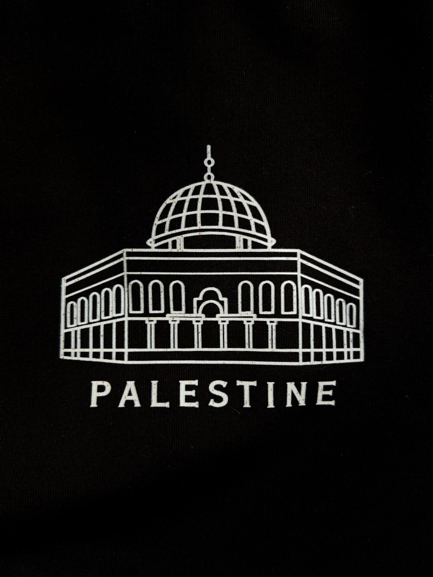 Premium Long Sleeve Shirt 'Al-Aqsa Mosque, Palestine' black