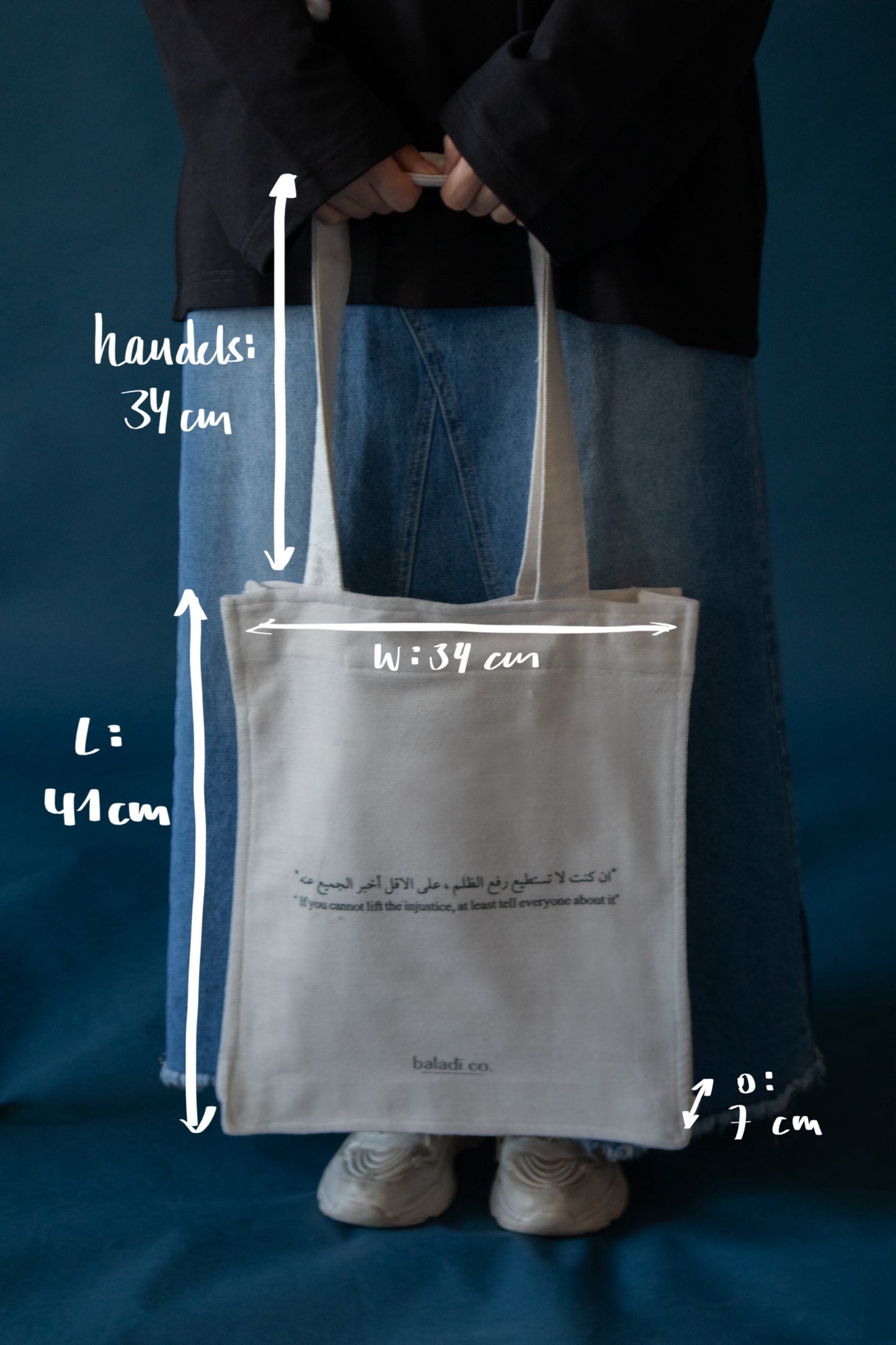 'Free Palestine' Tote Bag with inner pocket and bottle holder